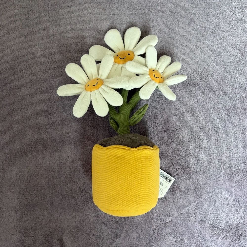 Jellycat Amsusables Daisy Pot Floral Plush